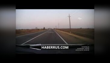 Rusya'daki feci kaza kamerada
