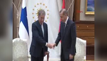 Erdoğan, Finlandiya Cumhurbaşkanı Niinistö ile görüştü