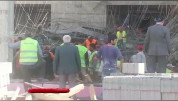 Balıkesir BAÜ Tıp Fakültesi Hastanesi ek binası inşatında çatı faciası