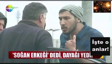 Kadıköy'de kaza yapan sürücülerin soğan erkeği kavgası
