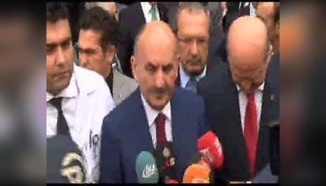 Müezzinoğlu Bursa'da vurulan başkanı ziyaret etti