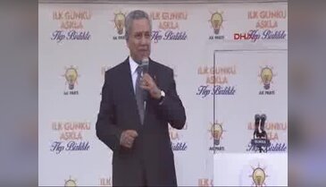 Bülent Arınç Ak Parti'nin Bursa'da düzenlediği mitinginde konuştu
