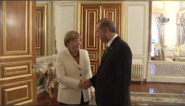 Erdoğan ile görüşen Merkel: "Çok faydalı geçti"