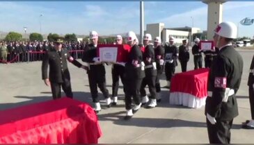 Şehitler memleketlerine uğurlandı