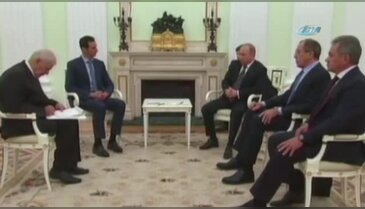 Erdoğan Putin'e Esed'in ziyaretini sordu
