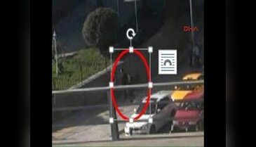Canlı bombalar güvenlik kamerasına yakalandı