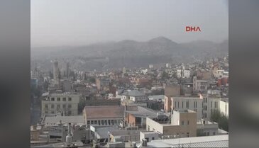Şanlıurfa'yı toz bulutları kapladı