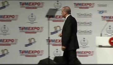 Erdoğan'ı gülümseten tezahürat