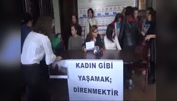 Trabzon'da kadınlardan İbrahim Hacıosmanoğlu'na tepki