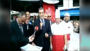 CHP "Doğal gaz" dağıttı