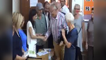 Deniz Baykal oy kullandı