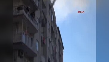 Öğrenci evinde korkutan yangın