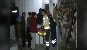 Evin balkonuna çarpan otomobilin sürücüsü yaralandı