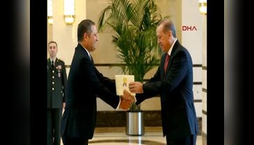 Erdoğan, Panama Büyükelçisi Corona'yı kabul etti