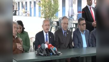 Kılıçdaroğlu gazetecilerin sorularını yanıtladı