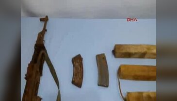 Dicle'de silah ve patlayıcı bulundu