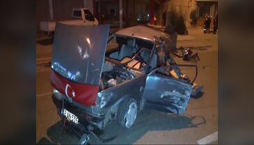 Bursa'da trafik kazası: 1 ölü, 2 yaralı
