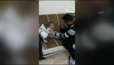 Şehitten geriye bu görüntüler kaldı
