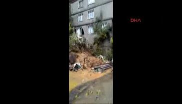 Artvin'deki felaket amatör kameralarda