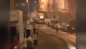 İstanbul'da korsan gösteri