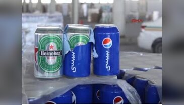 48 Bin kutu birayı kola etiketiyle Suudi Arabistan'a sokmak istediler