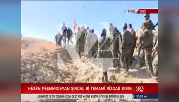 "Peşmerge güçleri Şengal'e girdi"