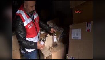 İstanbul'da sahte içki operasyonu