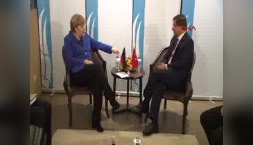 Davutoğlu ve liderler ikili görüştü