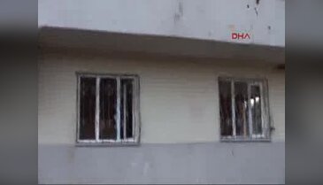 Cizre'de çatışma izleri