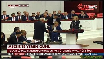 Bennur Karaburun Meclis'teki yemine Besmele ile basladı