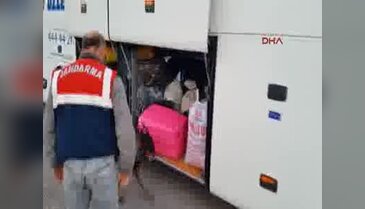 Yolcu otobüsünde uyuşturucu bulundu