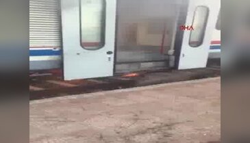 Yolcu treninde yangın paniği