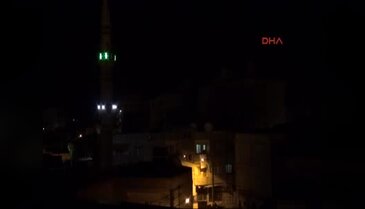 Nusaybin'de silah ve patlama seslerii