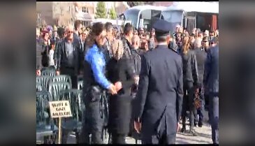 Bursa'da şehide hüzünlü veda...