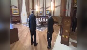 Erdoğan, Davutoğlu'nu kabul etti