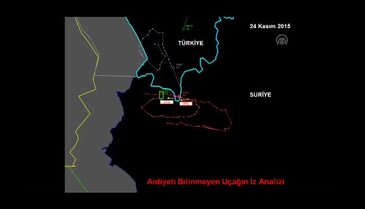 TSK, düşürülen uçağın iz analizini paylaştı