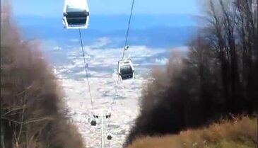 Lodos, Bursa'da teleferiği böyle salladı