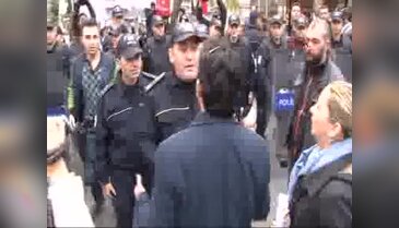 Ankara'da protestoda CHP'li milletvekillerine gazlı müdahale