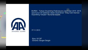 Bursalı oryantiring yarışçıları Nilüfer'in haritasını çözmek için yarıştı