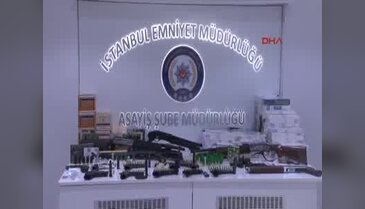 Huzur operasyonunda ele geçirilen malzemeler sergilendi
