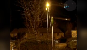 Atmosfere giren meteor böyle görüntülendi