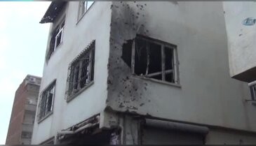 Çatışmanın izleri kameralara yansıdı