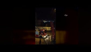 Yeni kurulan baz istasyonunu yaktılar