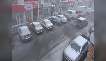 Sivas'a kar yağışı etkili oldu