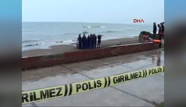 Sahile erkek cesedi vurdu
