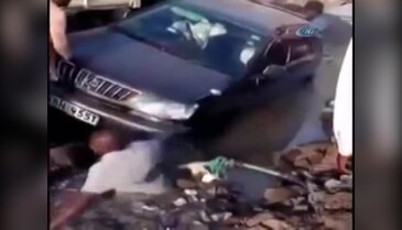 Bastığı yere dikkat etmeyince böyle oldu
