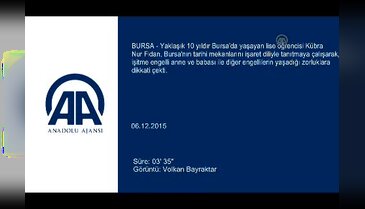Bursa'da engelli anne babası için yaptı sosyal medyadan büyük ilgi gördü