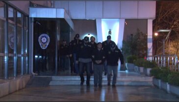 Bursa'da terör zanlıları adliyeye sevk edildi