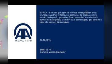 Bursa'da 58 yıldır antika topluyor