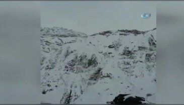 Islıkla çığ indirdiler